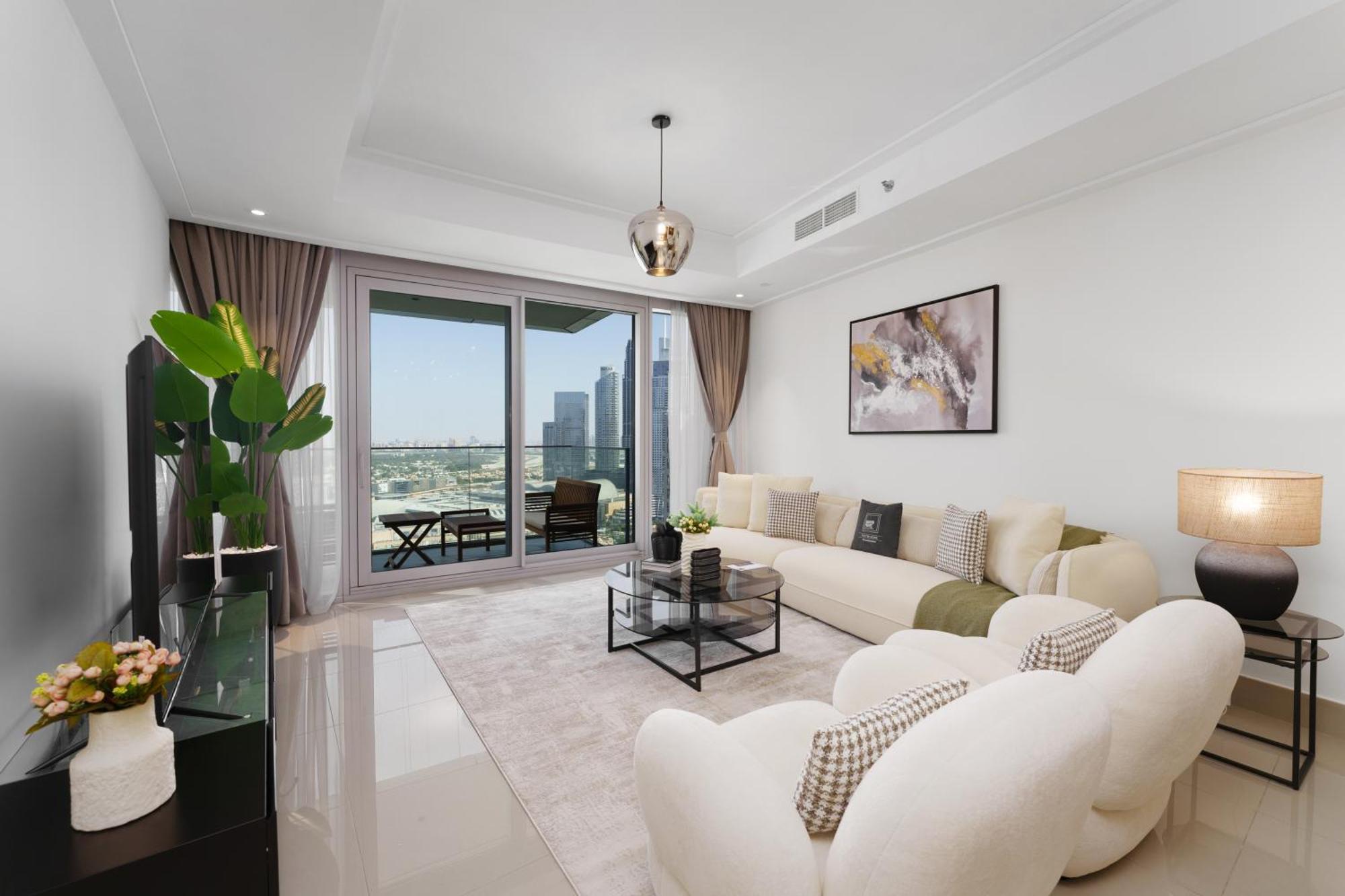 Maison Privee - Ultimate Living With Front-Row Views Of Burj Khalifa & Dubai Fountains Kültér fotó