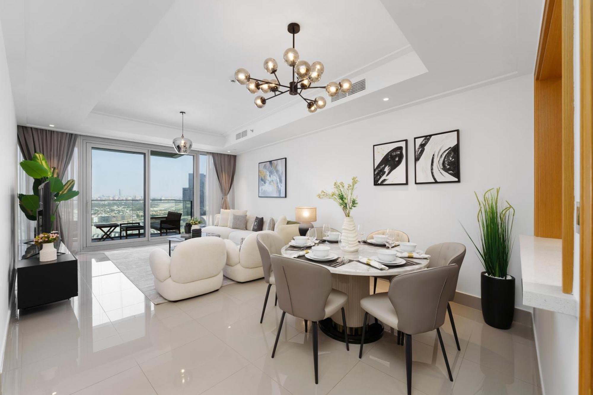 Maison Privee - Ultimate Living With Front-Row Views Of Burj Khalifa & Dubai Fountains Kültér fotó